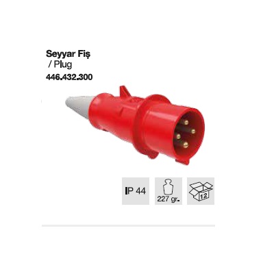 TRİFAZE CEE NORM FİŞ-32A