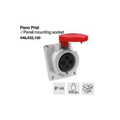 TRİFAZE CEE NORM PANO PRİZİ-32A