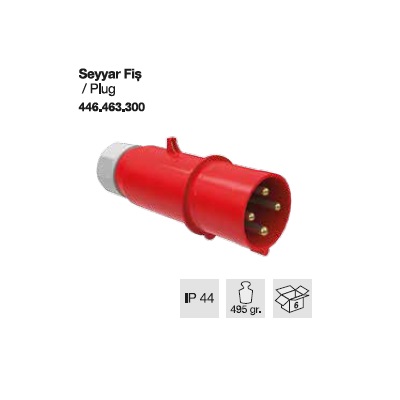 TRİFAZE CEE NORM FİŞ-63A