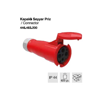 TRİFAZE CEE NORM SEYYAR PRİZ-63A