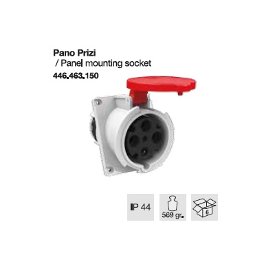 TRİFAZE CEE NORM PANO PRİZİ-63A