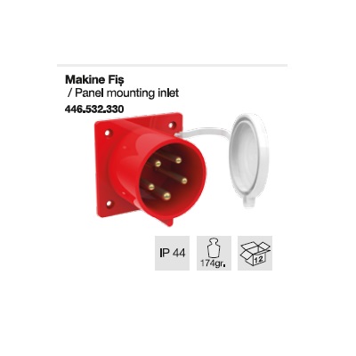 TRİFAZE CEE NORM MAKİNE FİŞİ-32A