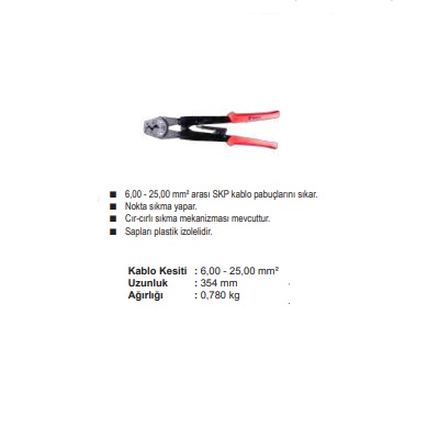 CT-25/HD-25L 6,00-25,00 mm2 SKP SIKMA PENSESİ
