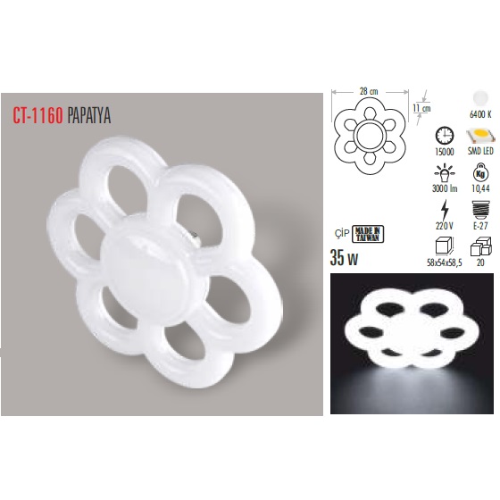 35W E27 PAPATYA LED AMPUL