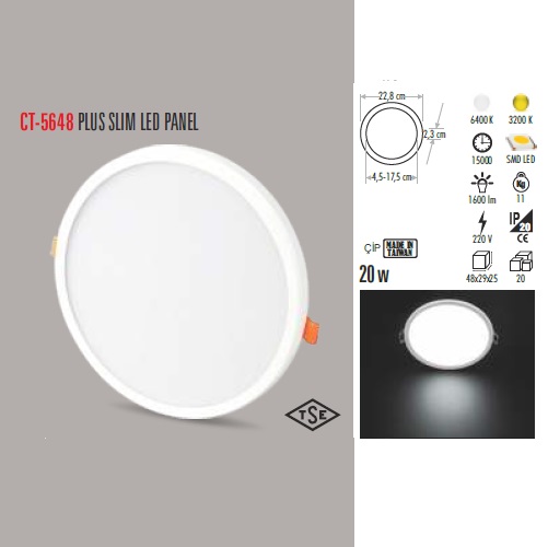 20W PLUS SLIM LED PANEL