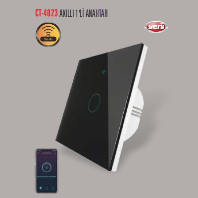 AKILLI 1'Lİ ANAHTAR SİYAH