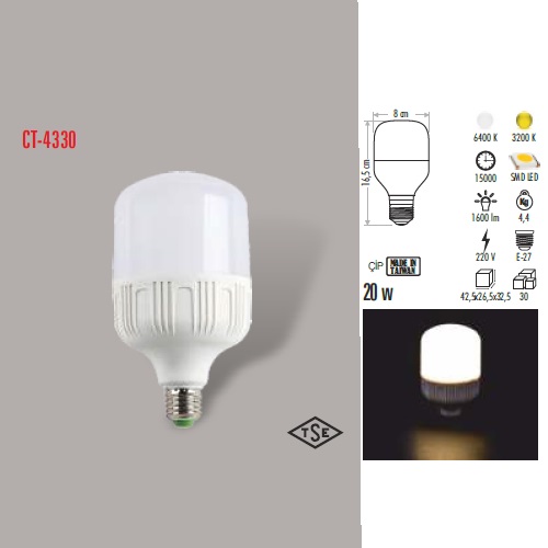 20W TORCH LED AMPUL