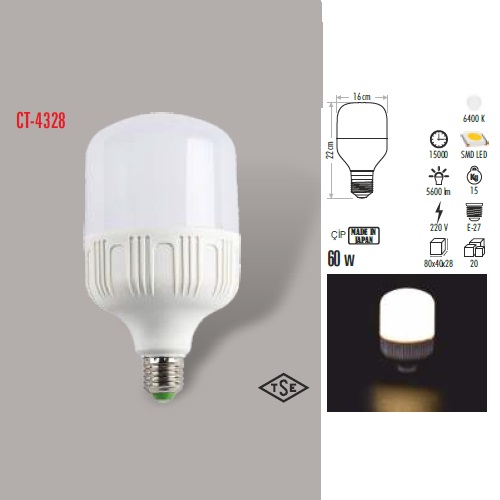 60W TORCH LED AMPUL