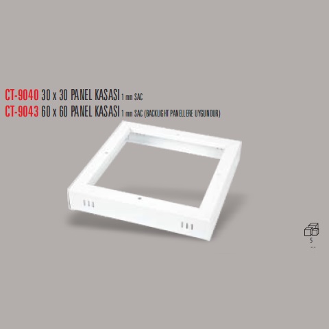 60 x 60 PANEL KASASI 1 mm SAC (BACKLIGHT PANELLERE UYGUNDUR)
