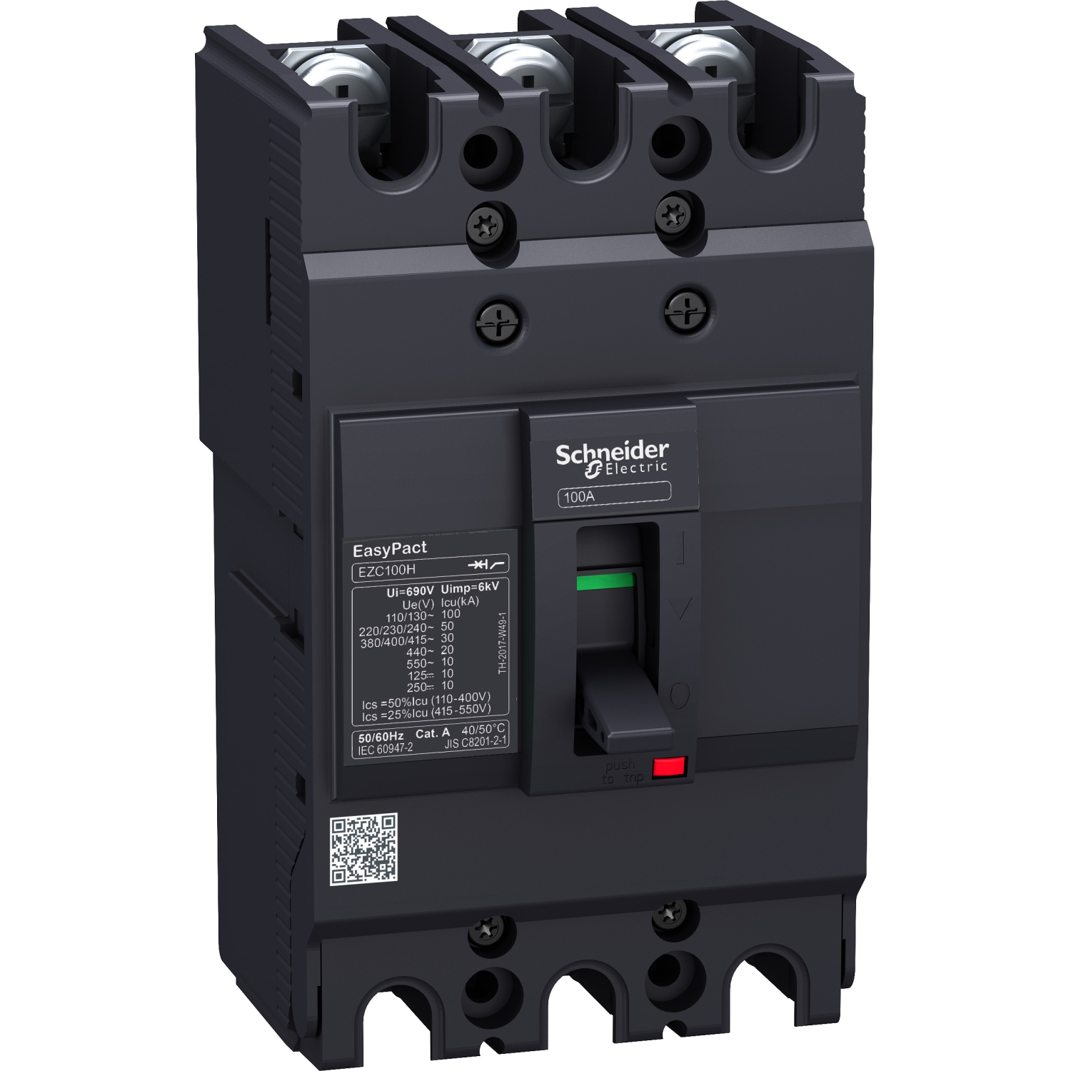 3P 30 kA 220/240 V 15 A MCCB PTCCB