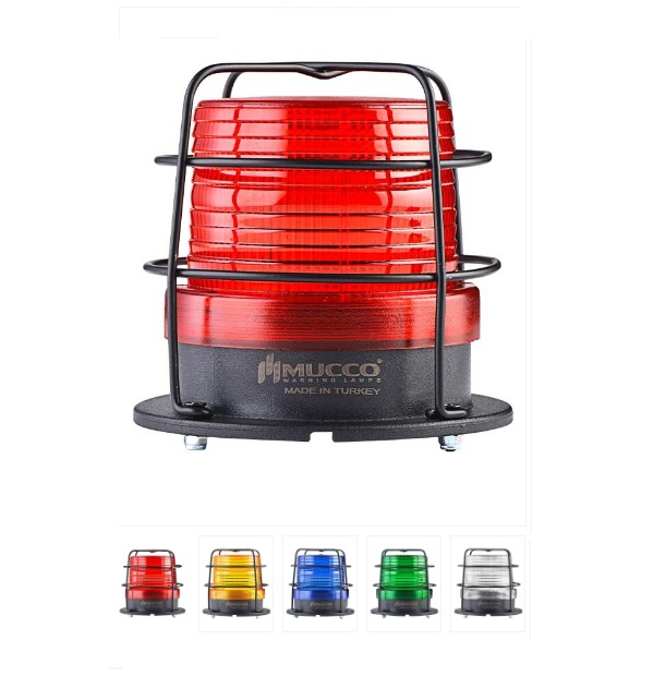 5 MOD ÜNİVERSAL BUZZERLI KAFESLİ TEPE LAMBASI 85-260V AC/DC