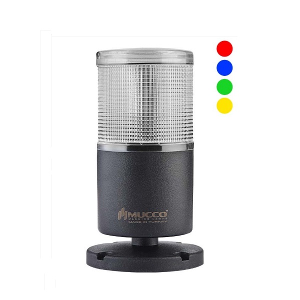 RGB BUZZERLI IŞIKLI KOLON 40-260V AC/DC