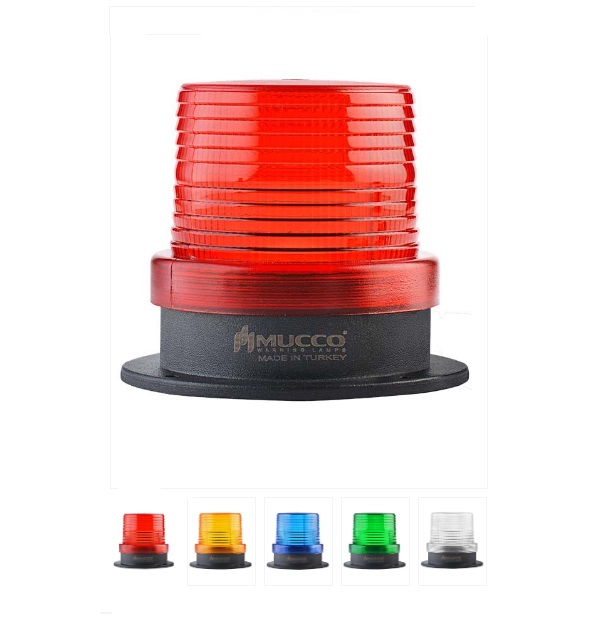 5 MOD ÜNİVERSAL BUZZERLI TEPE LAMBASI 12-24V AC/DC