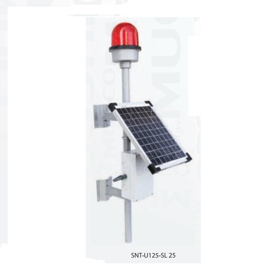 20 W SOLAR PANELLİ METAL UÇAK İKAZ LAMBASI GÜNEŞ ENERJİSİ