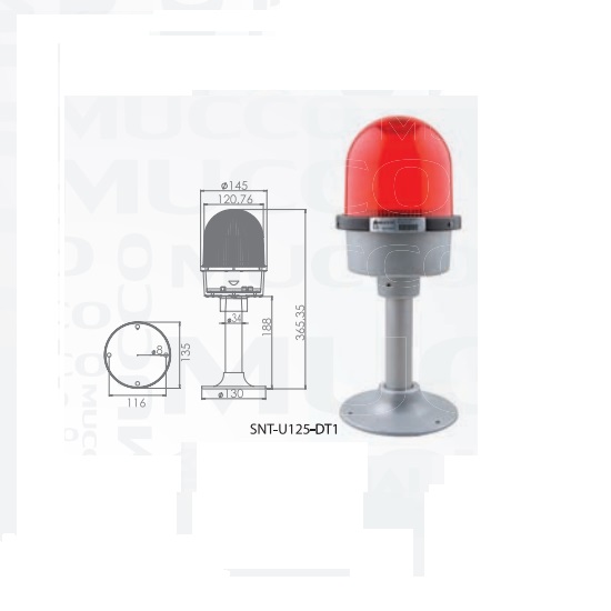 TABANA MONTAJ METAL 48V/DC