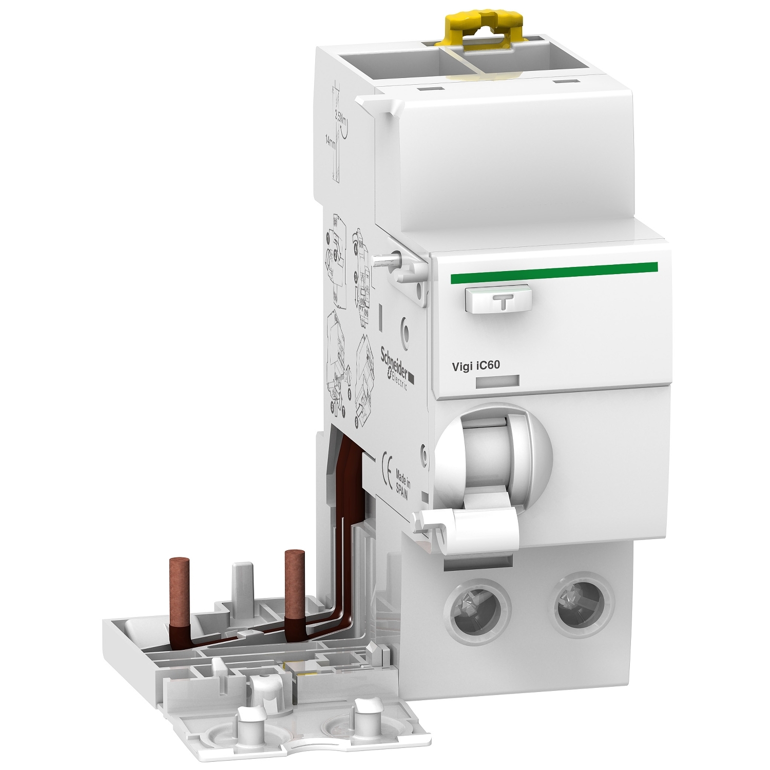Vigi iC60 2P 63A 30MA AC PTFDA