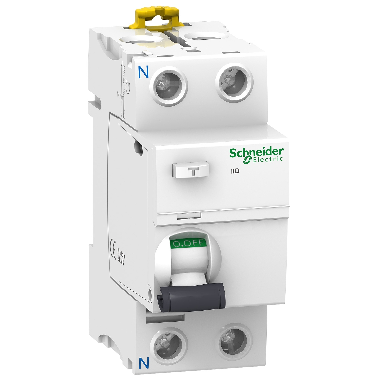 iID 2P 16A 10mA AC PTFDA