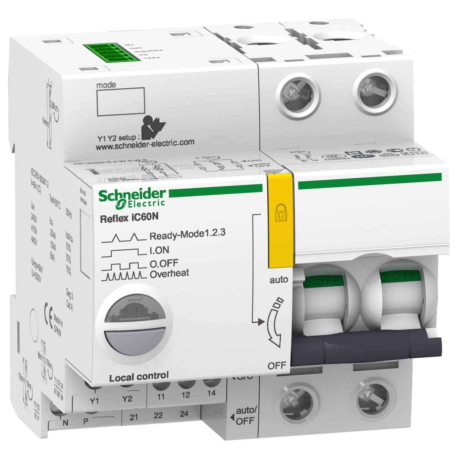 Reflex iC60N 2P 40A C PTFDA