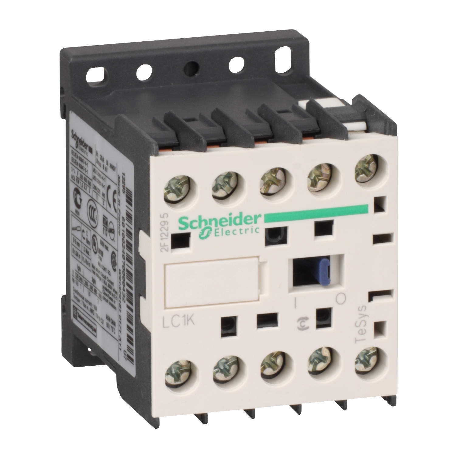 3Kutuplu Tesys K Kontaktor 9A AC3 4KW 1NA 220VAC BOBIN PTCTR
