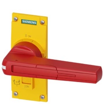 3KC TİPİ YÜK KESİCİ AKSESUARI, TAHRİK KOLU (SARI KIRMIZI/ACİL STOP TİPİ), BOY 4