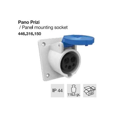 MONOFAZE CEE NORM PANO PRİZİ-16A