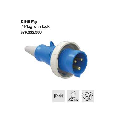 MONOFAZE CEE NORM KİLİTLİ FİŞ-32A