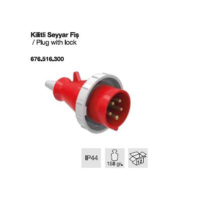 TRİFAZE CEE NORM KİLİTLİ FİŞ-16A