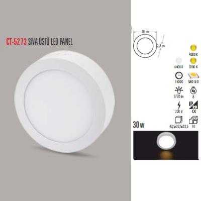 30W SIVA ÜSTÜ LED PANEL