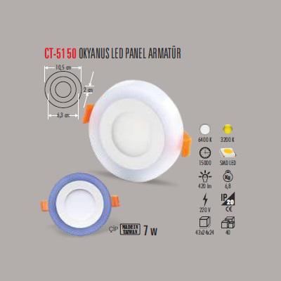 7W OKYANUS LED PANEL ARMATÜR