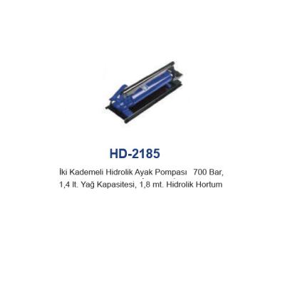 HD-2185 İKİ KADEMELİ AYAK POMPASI,HİDROLİK