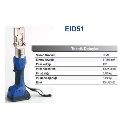 6 - 150 mm² HİDROLİK PABUÇ SIKMA PENSESİ
