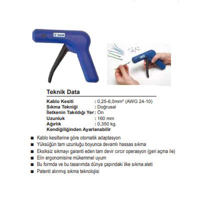 SFK-Y0256 0,25-6,00 mm2 YÜKSÜK SIKMA PENSESİ