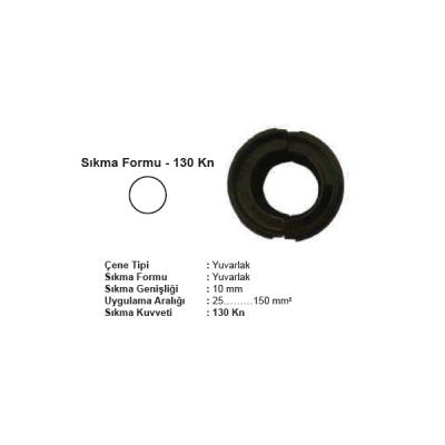 ŞAFAK YUVARLAK 130 kN ÇENE TAKIMI (C KLEMENS) 120-150mm2