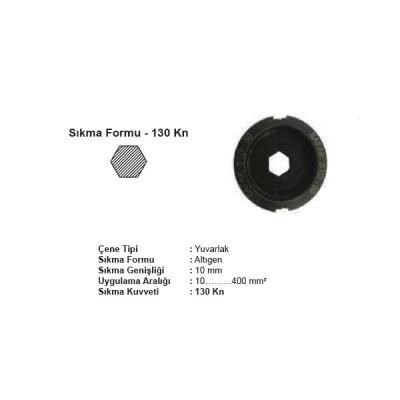 ŞAFAK YUVARLAK 130 kN ÇENE TAKIMI (STD TİP) 120mm2