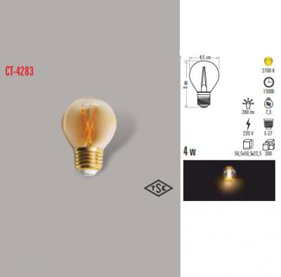 4W RUSTİK FILAMENT AMPUL
