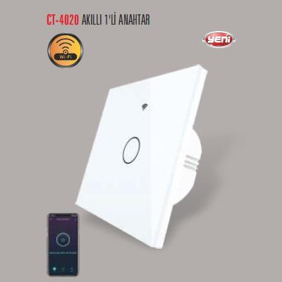 AKILLI 1'Lİ ANAHTAR BEYAZ
