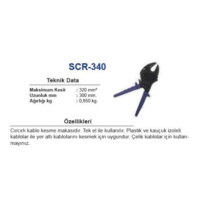 SCR-340 340mm CIRCIRLI KABLO KESME MAKASI