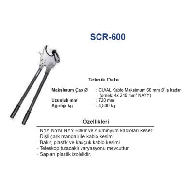 SCR-600 4x240 mm2 KABLO KESME MAKASI