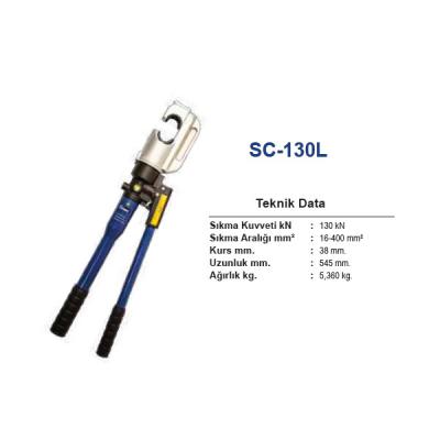 SC-130L 16-400 mm2 HİDROLİK PABUÇ SIKMA PENSESİ