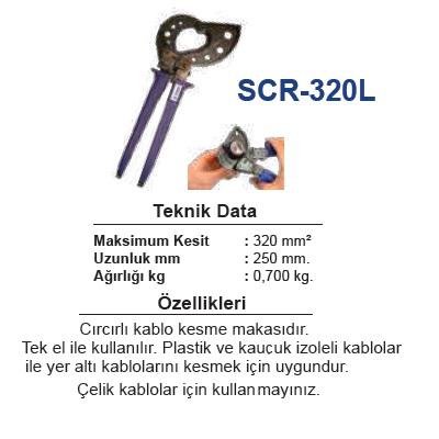 320mm2 CIRCIRLI KABLO KESME MAKASI