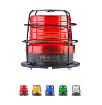 5 MOD ÜNİVERSAL BUZZERLI KAFESLİ TEPE LAMBASI 85-260V AC/DC