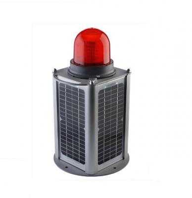 20 W SOLAR PANELLİ METAL UÇAK İKAZ LAMBASI GÜNEŞ ENERJİSİ