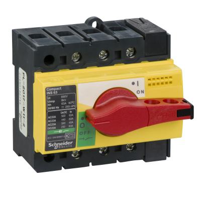Compact,sarı-kırmızı,emniyet yük ayırıcısı, INS63 PTCCB