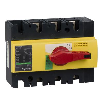 Compact,sarı-kırmızı,emniyet yük ayırıcısı, INS100 PTCCB