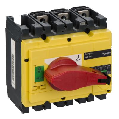 Compact, sarı-kırmızı,emniyet yük ayırıcısı,INS250 PTCCB