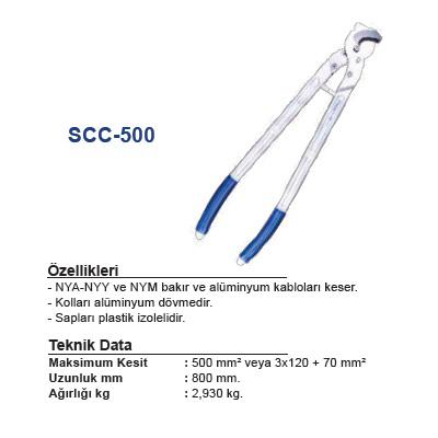ŞCC-500 500 mm2 KABLO KESME MAKASI