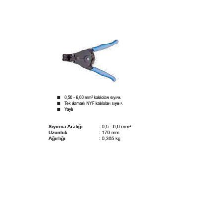 MES-202 0,5-6,0 mm2 KABLO SIYIRMA PENSESİ