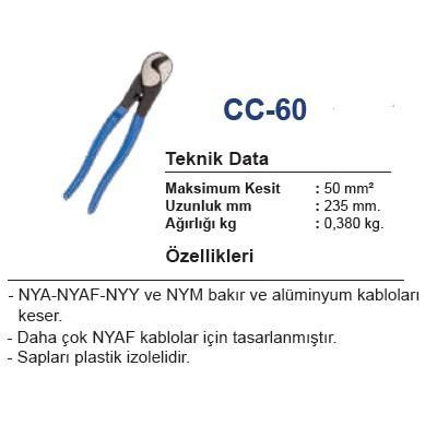 CC-60/YYR 513 50 mm2 KABLO KESME MAKASI