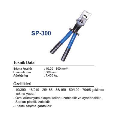 SP-300 10-300 mm2 SKP SIKMA PENSESİ (ÇENELER DAHİL)