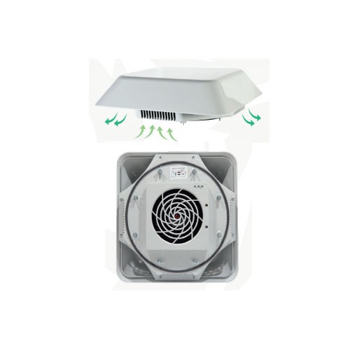 172x150x51 Aksiyel Fanlı Vida Bağlantılı 230V-50/60Hz Çatı Fanı